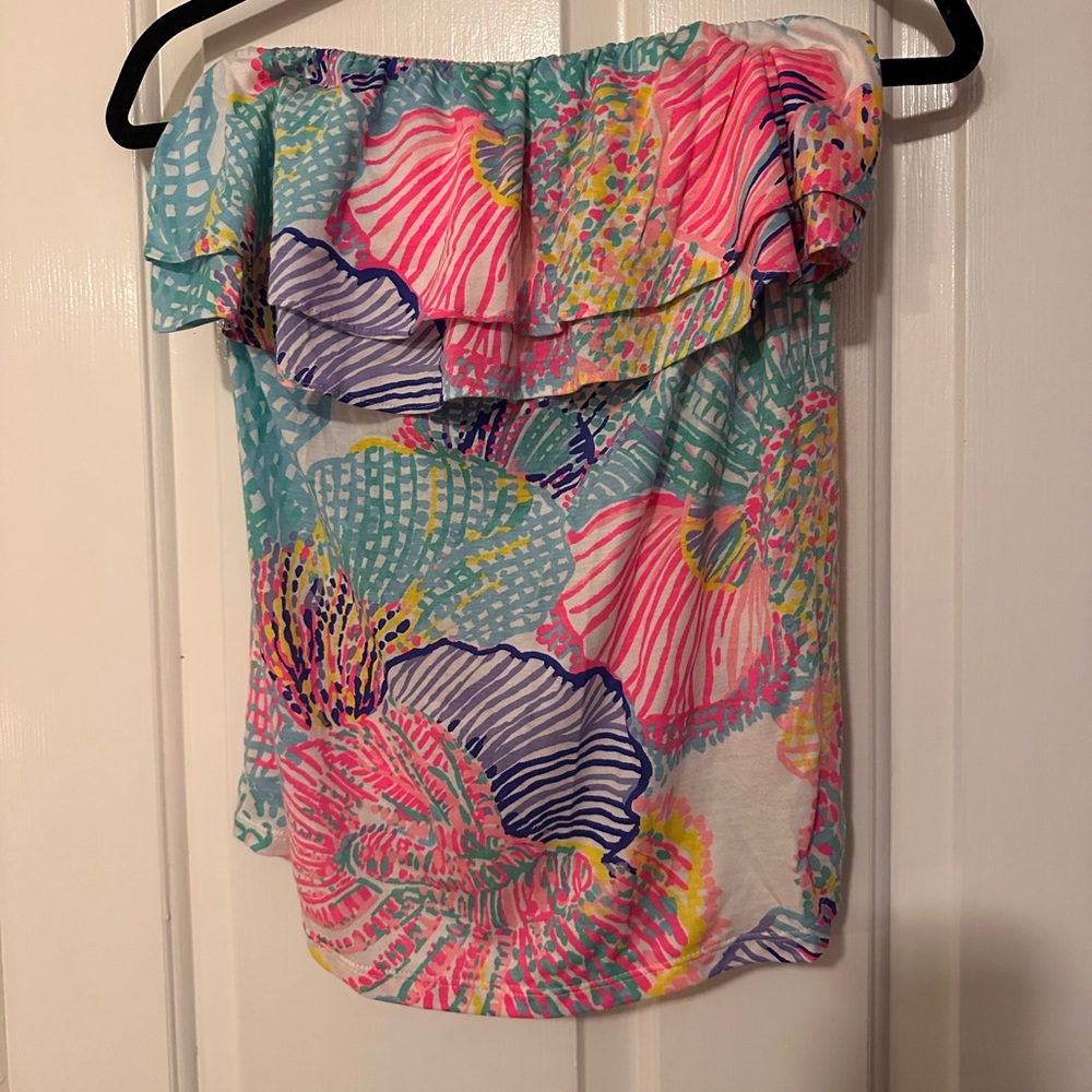 Strapless top